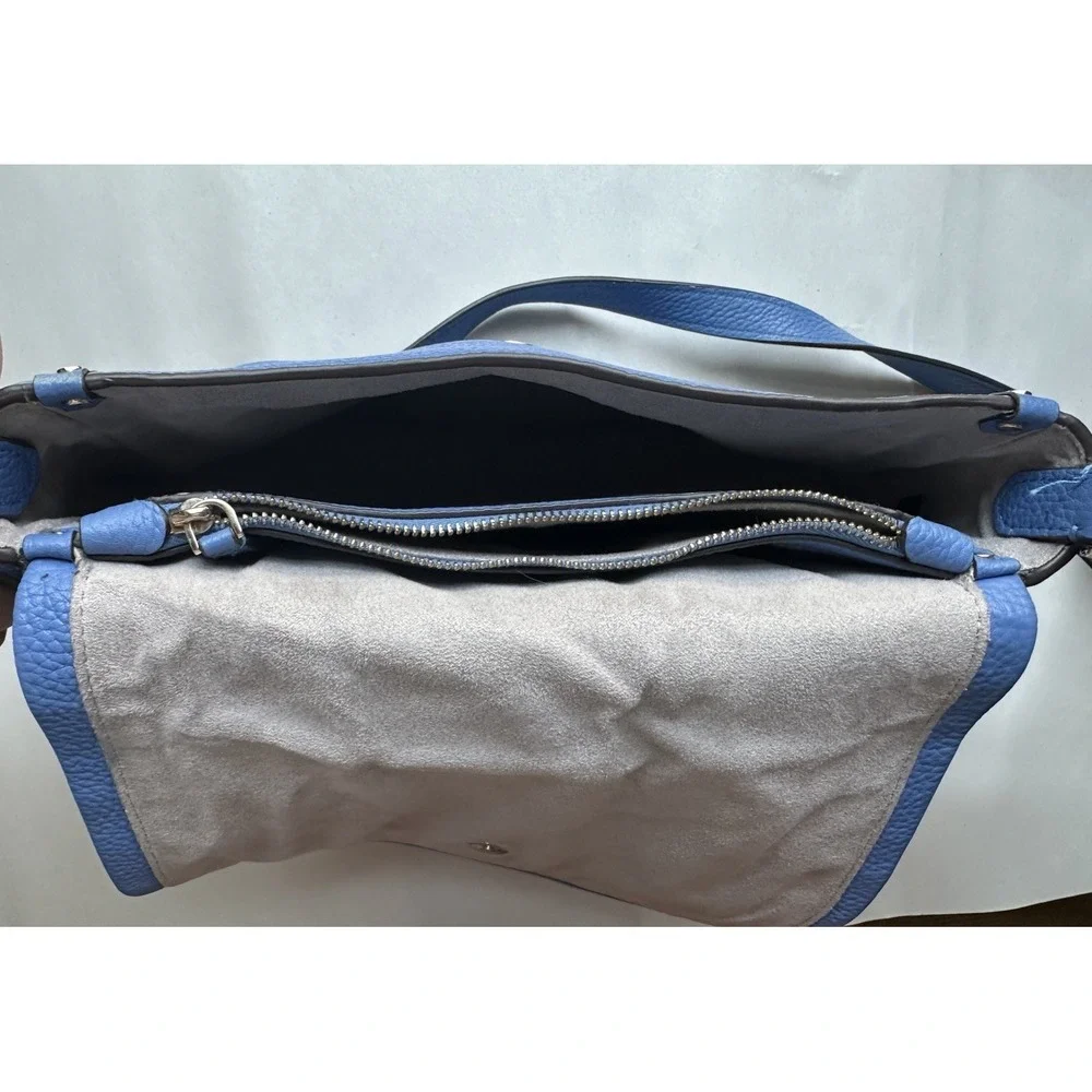 Kate Spade Roulette Small Saddle Crossbody Bag Deep Cornflower